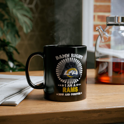 Custom Rams Football Fan Mug