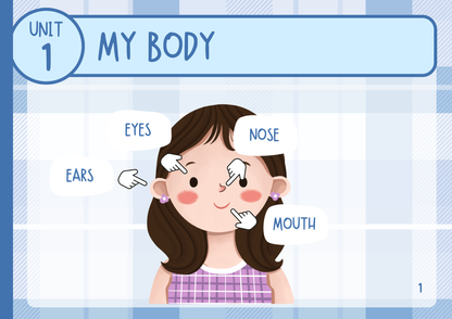 Blue Pre-school Activity Book | Digital Download