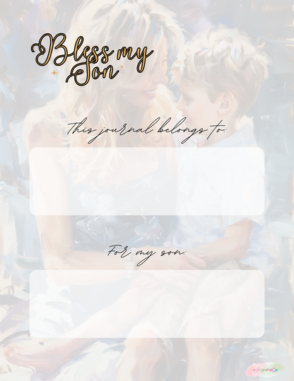 Bless My Son Journal | A Journal for Mothers