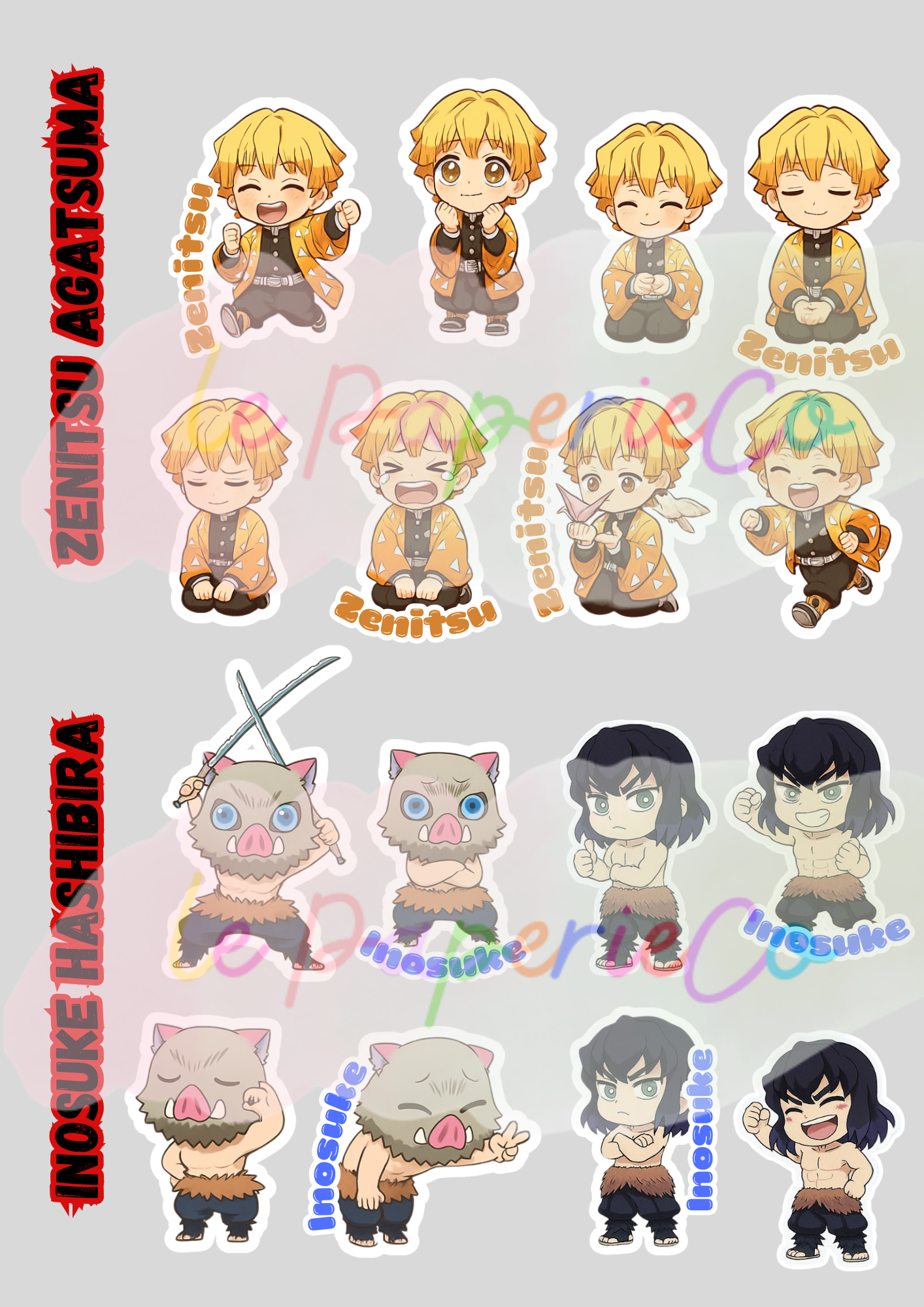 Demon Slayer Sticker Collection | Vinyl Stickers