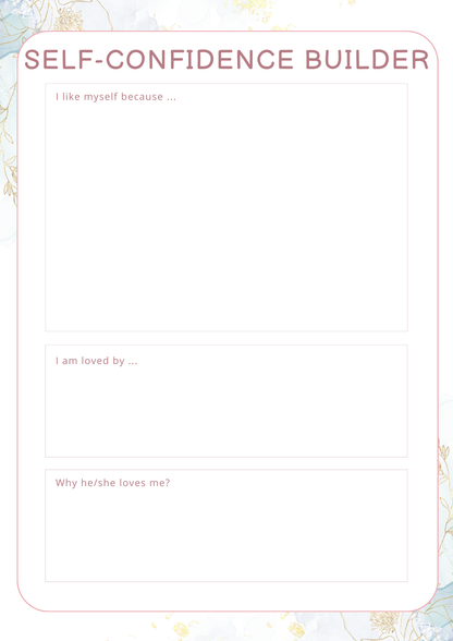Self Confidence Planner | Digital Download