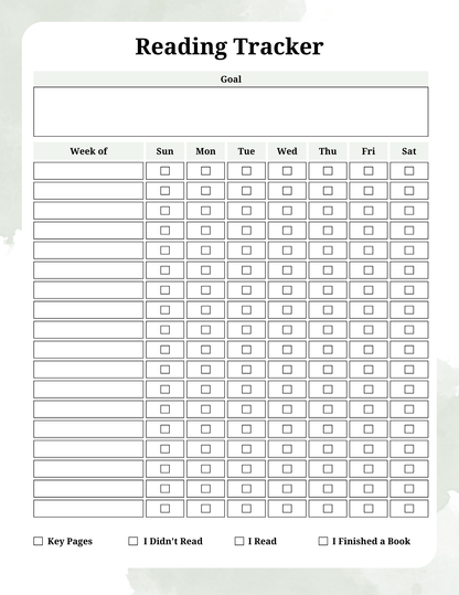 Digital Reading Journal | Digital Download