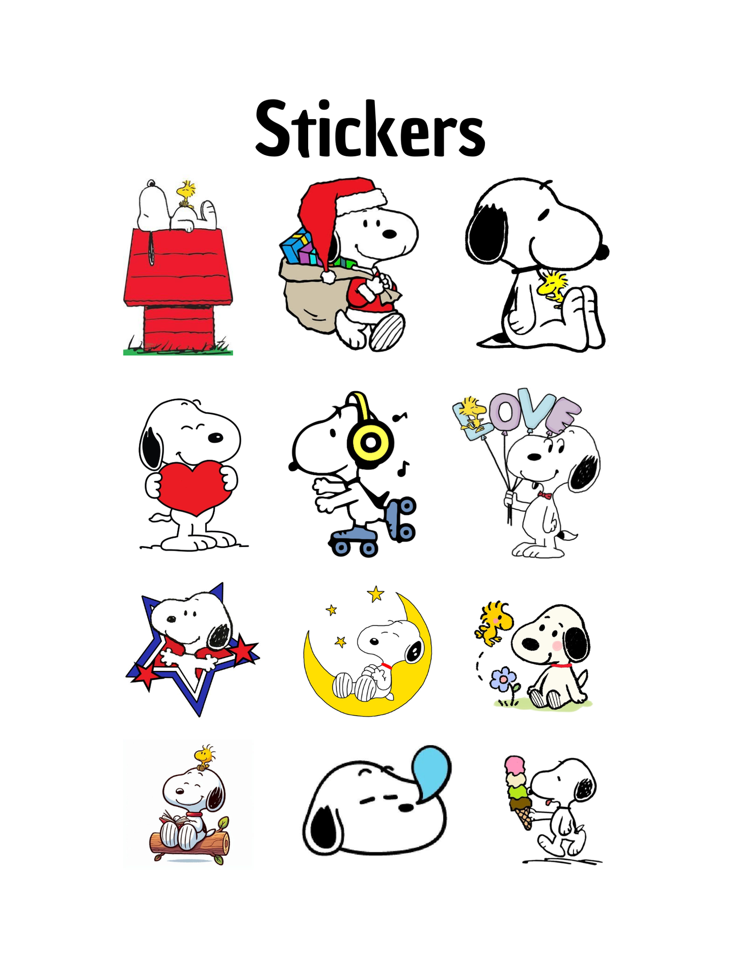Snoopy Inspired 2026 Planner | Digital Download