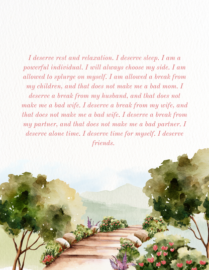 Positive Affirmations For Women | Digital Download