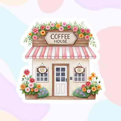 Village Shop Collection | Glossy Vinyl Stickers