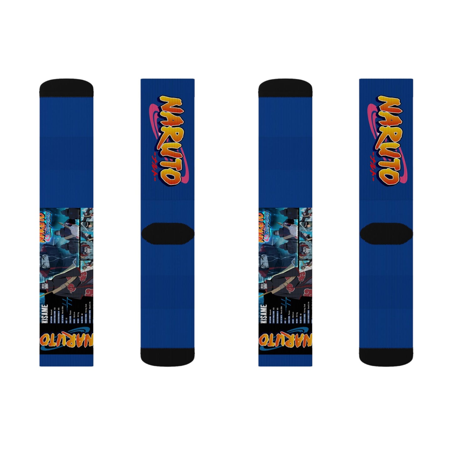 Naruto collage socks | Anime sublimation socks
