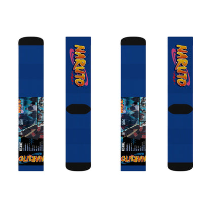 Naruto collage socks | Anime sublimation socks