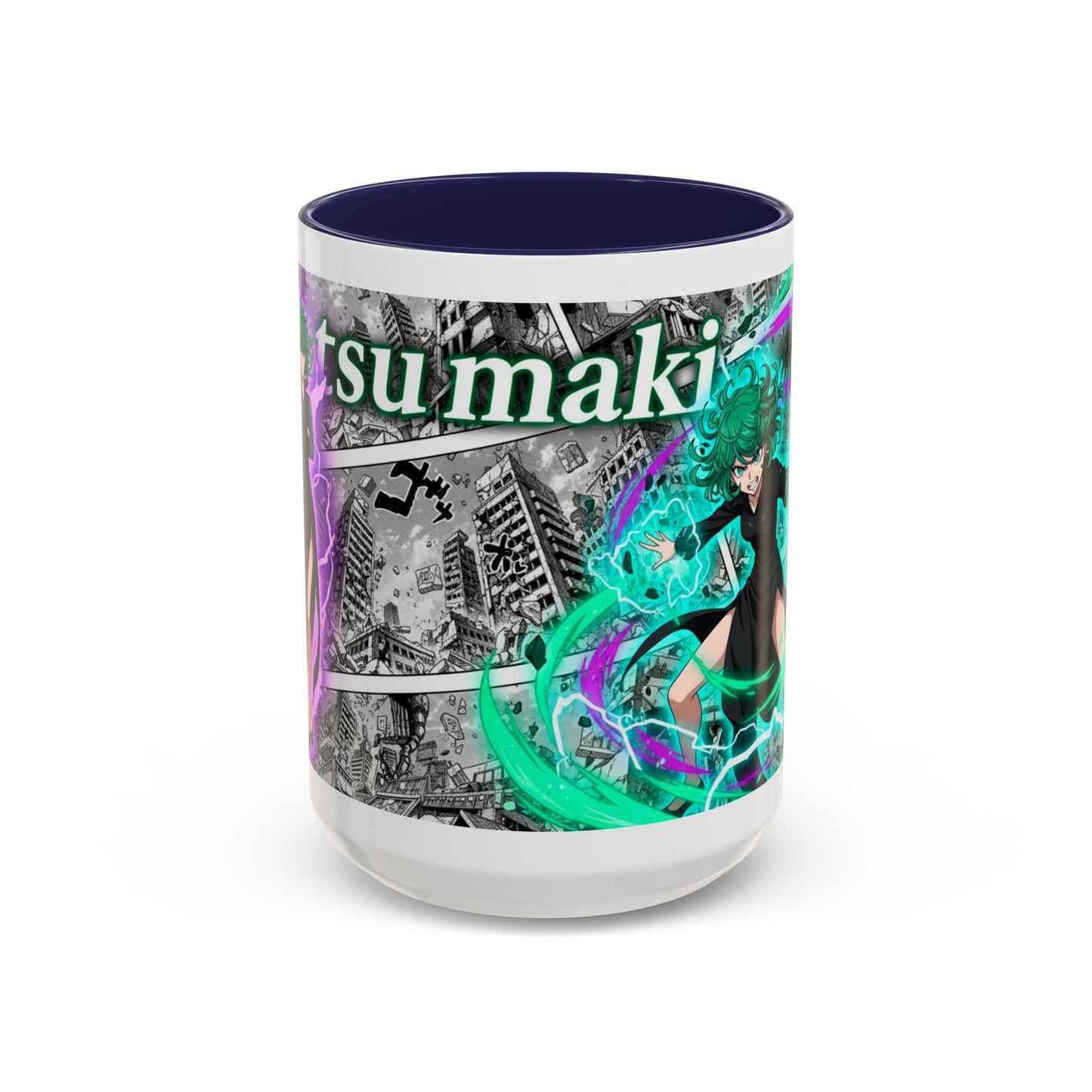 Accent Coffee Mug - Anime Girl Psychic Power Design (11/15oz)