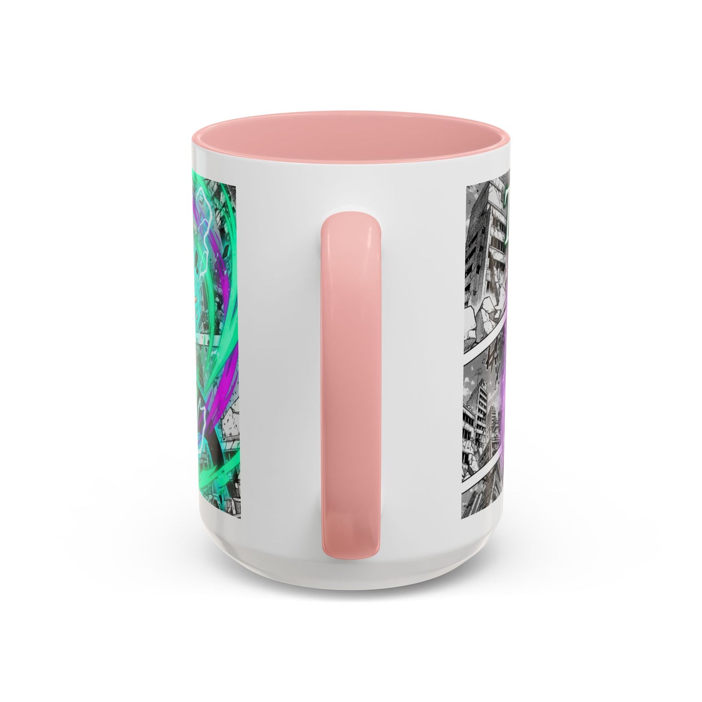 Accent Coffee Mug - Anime Girl Psychic Power Design (11/15oz)