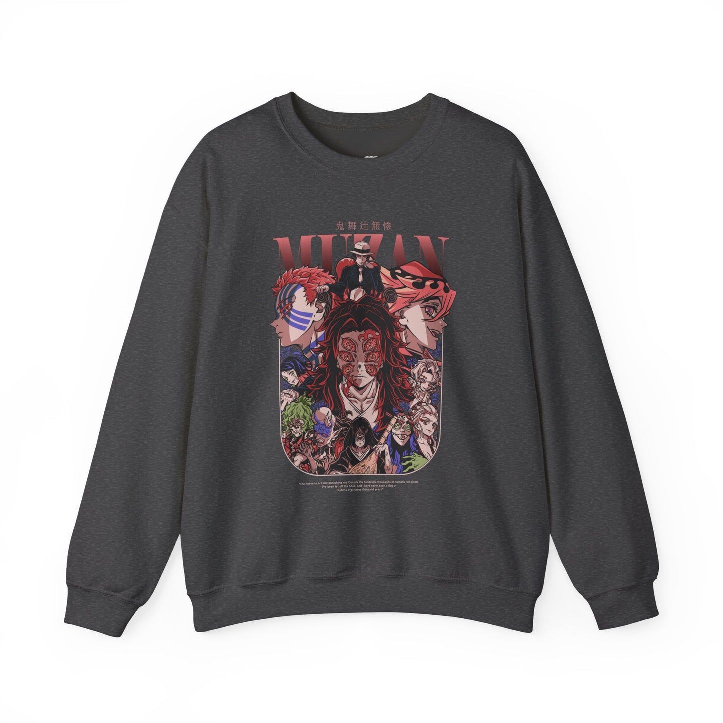 Demon Slayer Character Collage Sweatshirt | Anime Graphic Crewneck