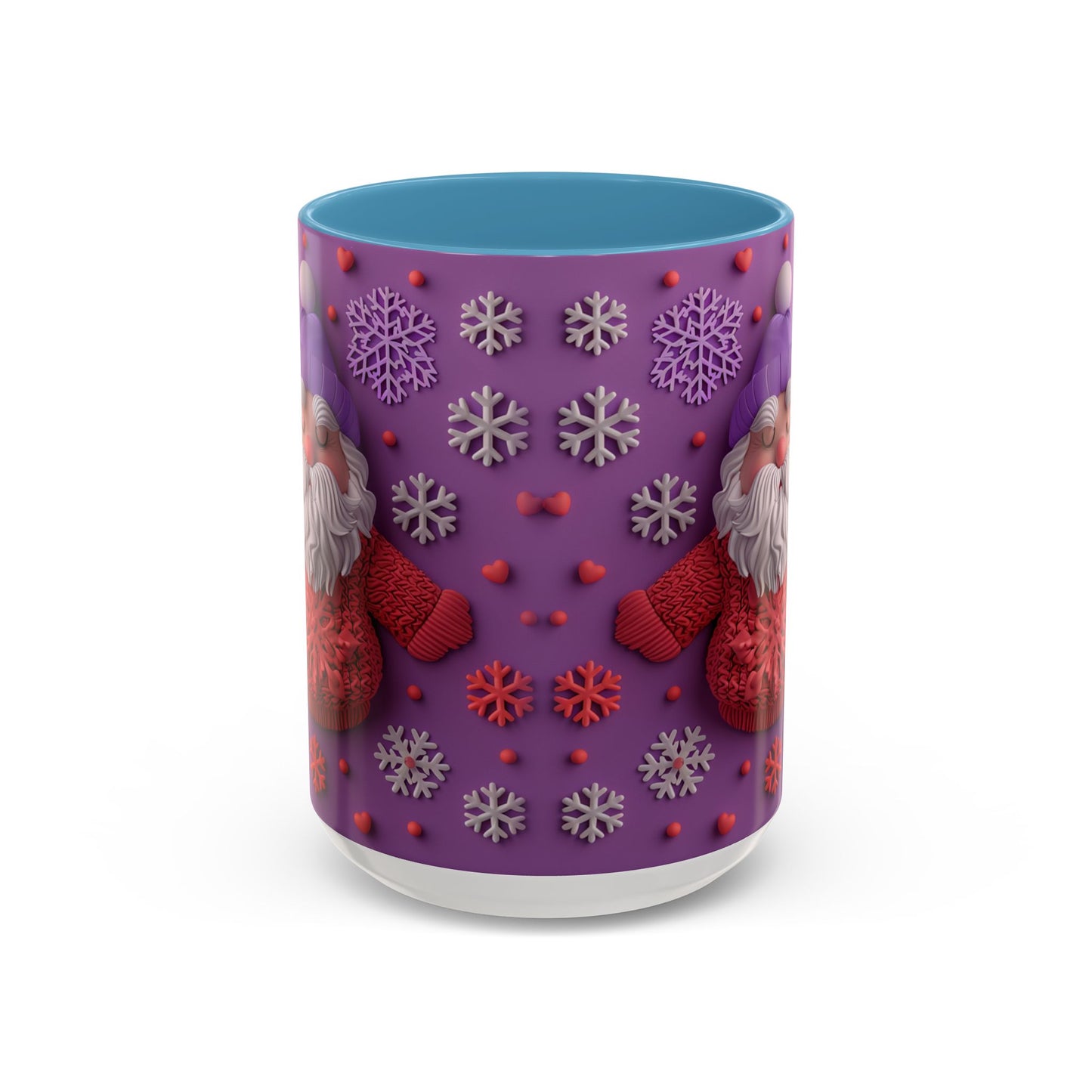 Knit Santa Pattern Mug | Accent Coffee Mug