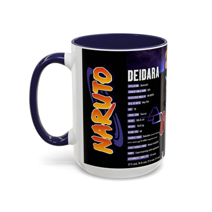 Deidara Naruto Shippuden Accent Coffee Mug  Anime Art Collector Mug (11/15oz)