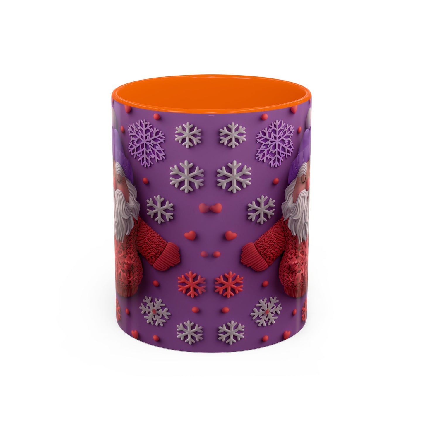 Knit Santa Pattern Mug | Accent Coffee Mug