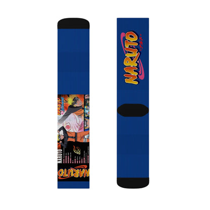 Naruto Anime Graphic Socks | Sublimation Crew Socks