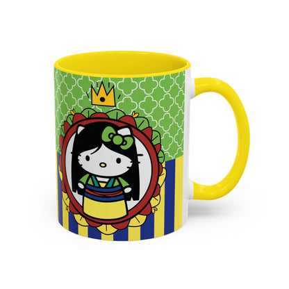 Cute Princess Kitty Mug | Accent Coffee Mug