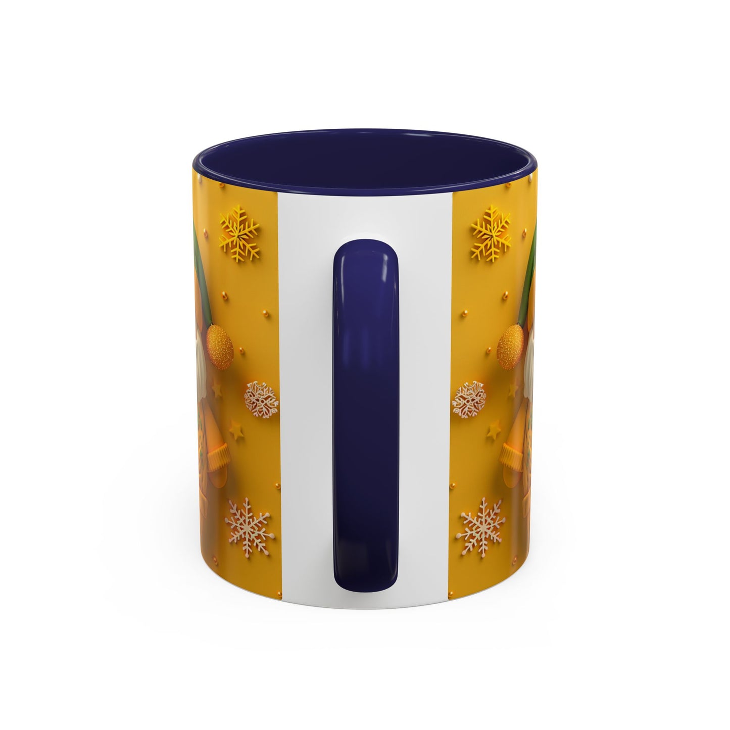 Yellow Sweater Santa Mug | Accent Coffee Mug