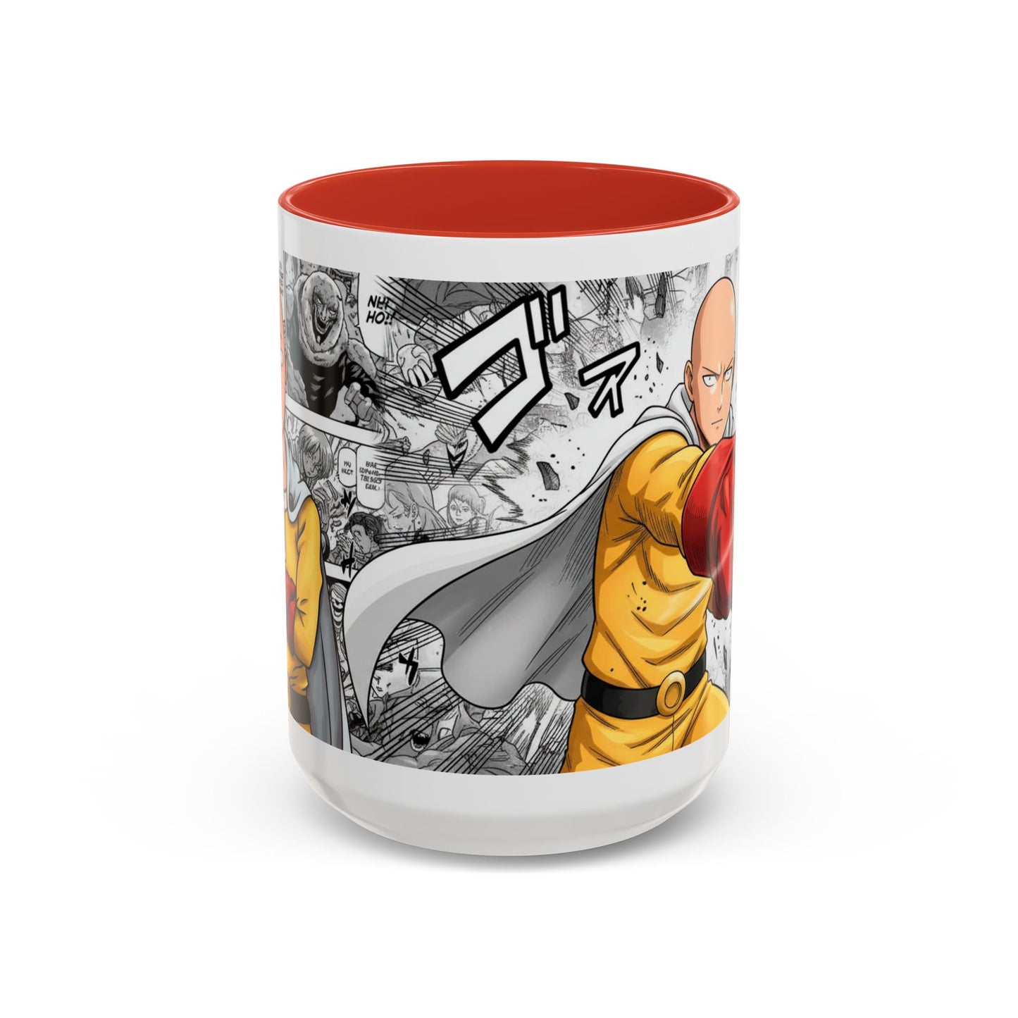 Anime Fist Coffee Mug  Dynamic Manga Collage Accent Mug (11/15 oz)