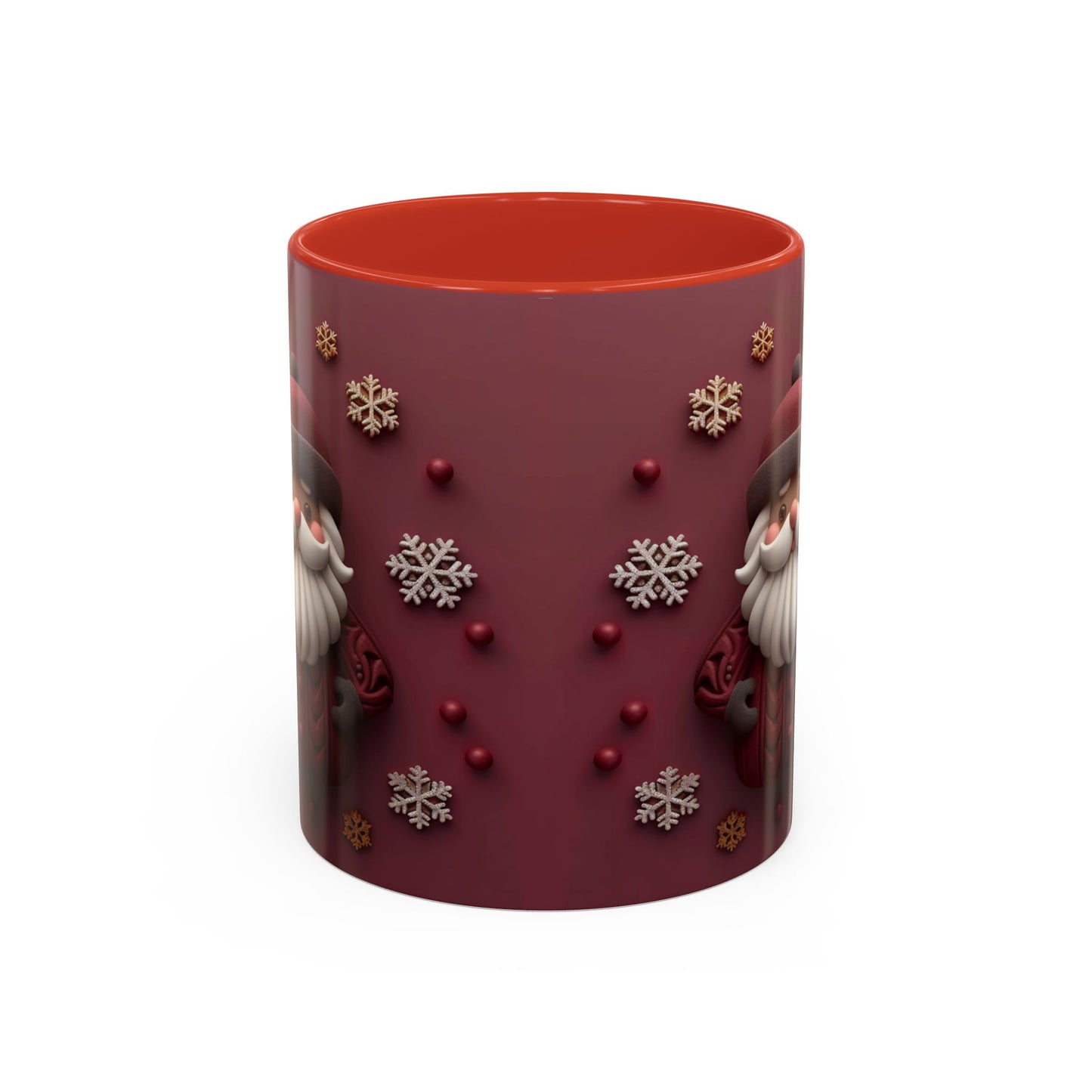 Cute Santa Face Holiday Mug | Christmas Accent Coffee Mug