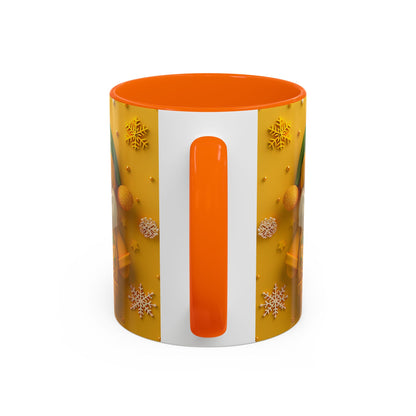 Yellow Sweater Santa Mug | Accent Coffee Mug