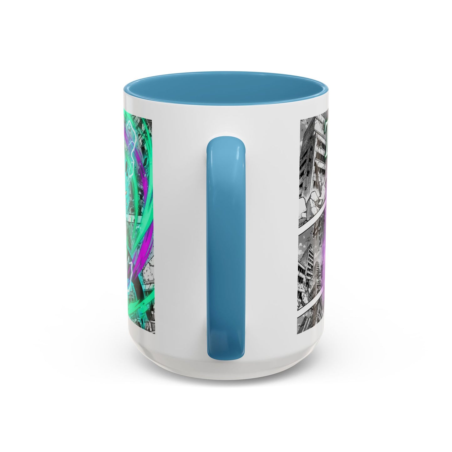 Accent Coffee Mug - Anime Girl Psychic Power Design (11/15oz)