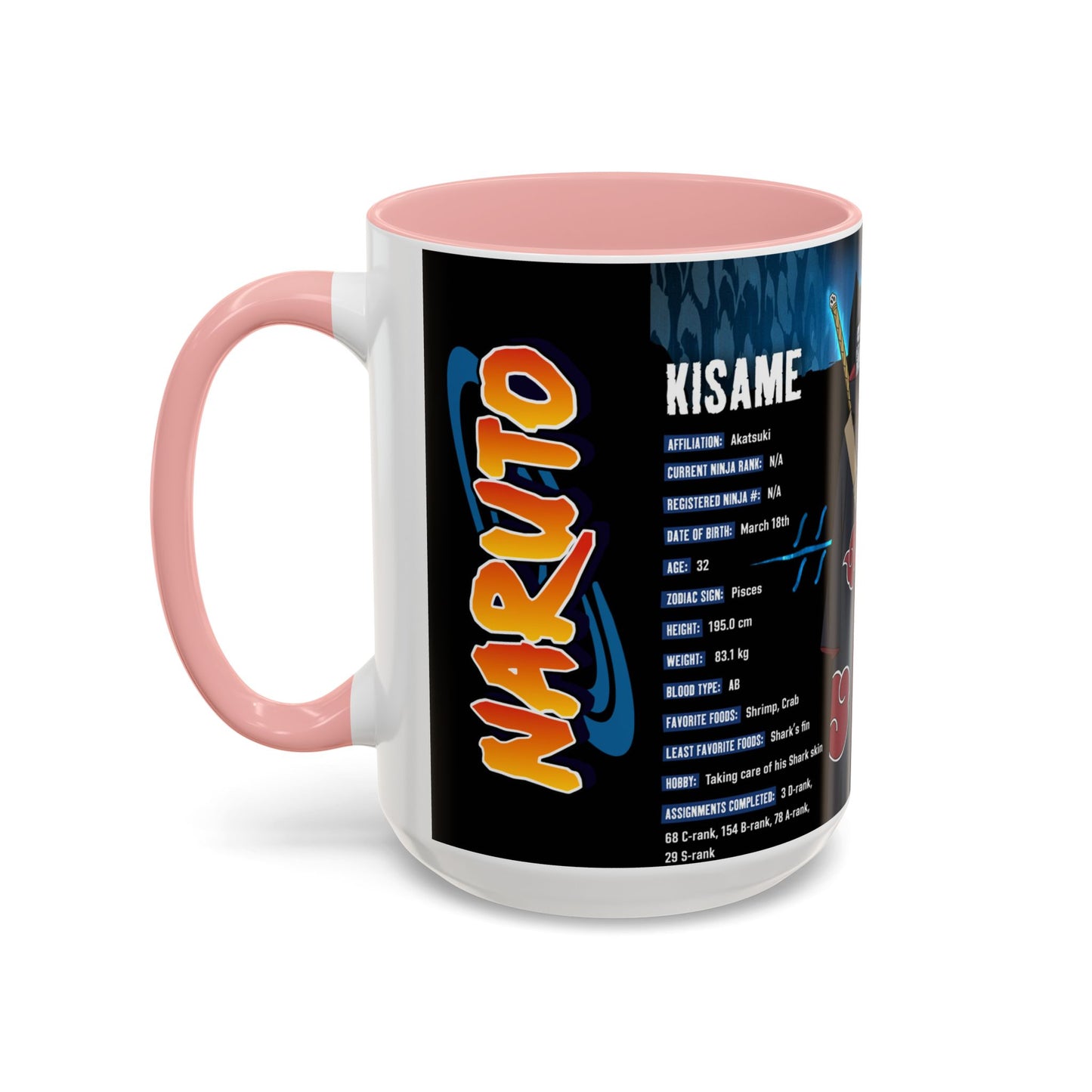 Naruto Shippuden Kisame Coffee Mug | Anime Accent Mug (11/15oz)