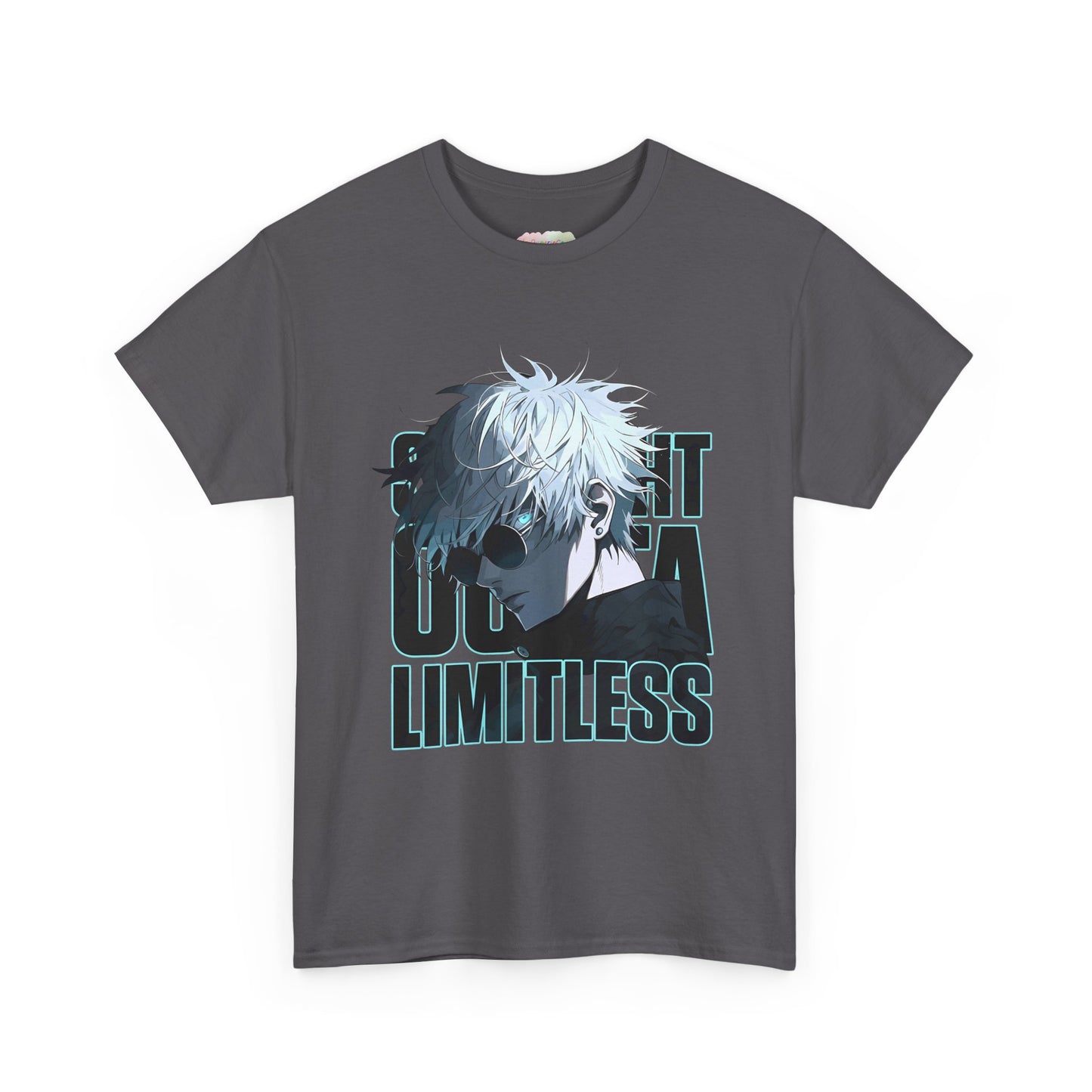 Anime White-Haired Character Limitless Tee | Illustrated Portrait, Graphic Shirt