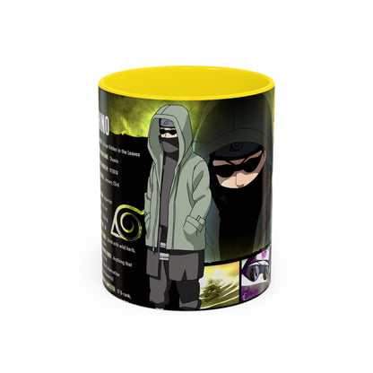 Naruto Shippuden Shino Aburame Accent Coffee Mug | Anime Character Fan Gift (11/15oz)