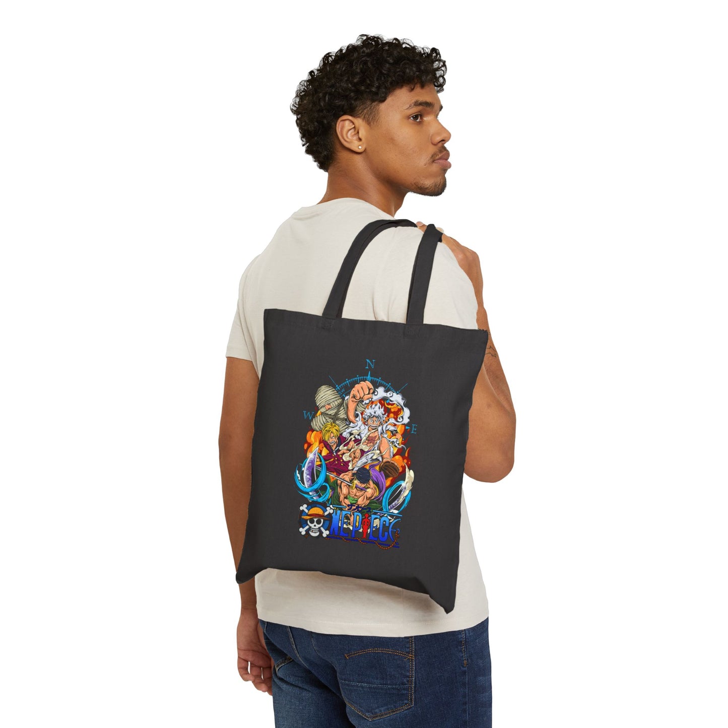 Straw Hat Crew Cotton Canvas | One Piece Anime Tote Bag