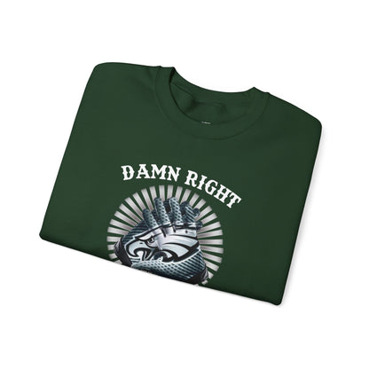 Customized “Damn Right I Am an Eagles Fan Now and Forever” Football Fan Pullover