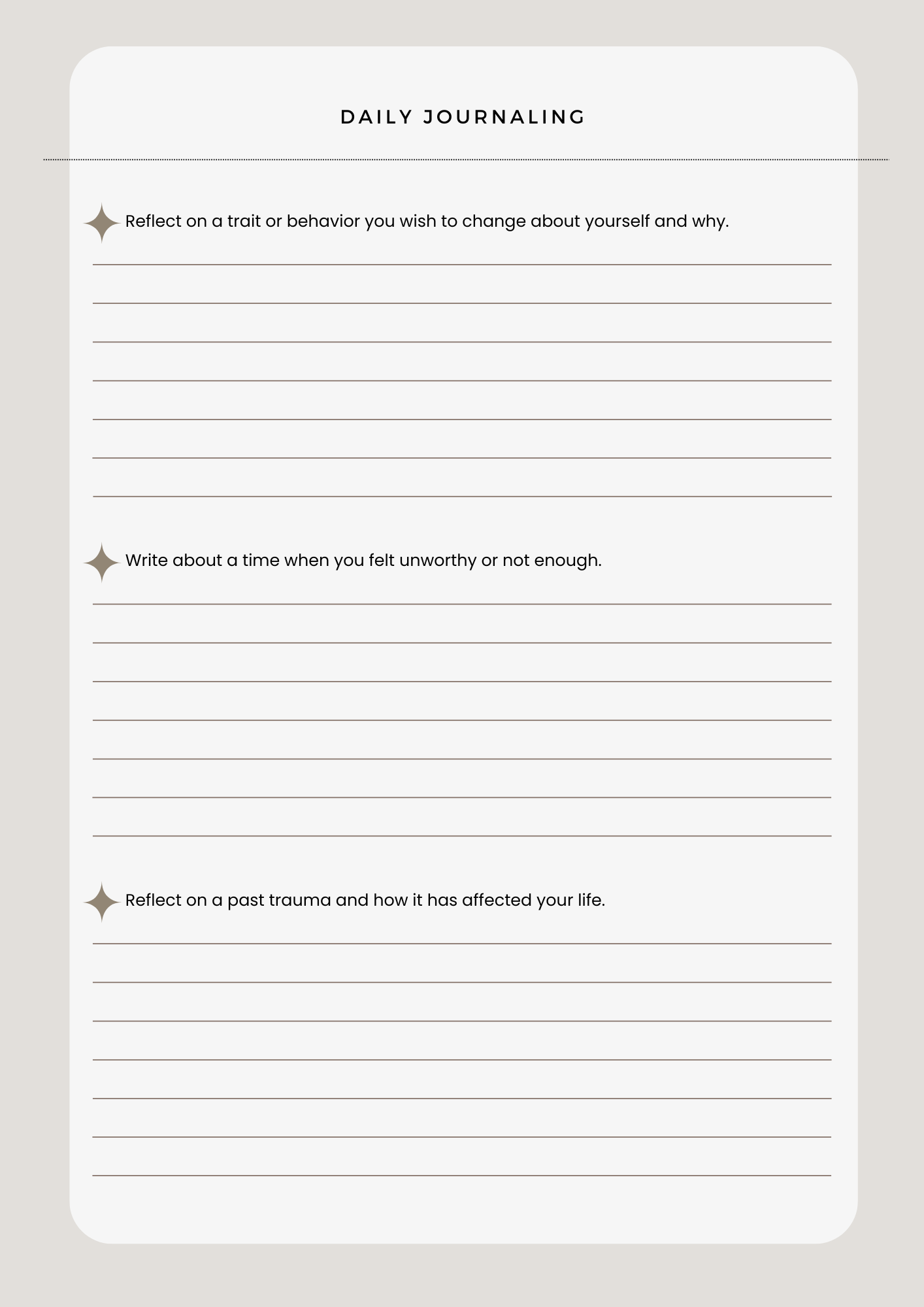 Shadow Work Journal | Digital Download