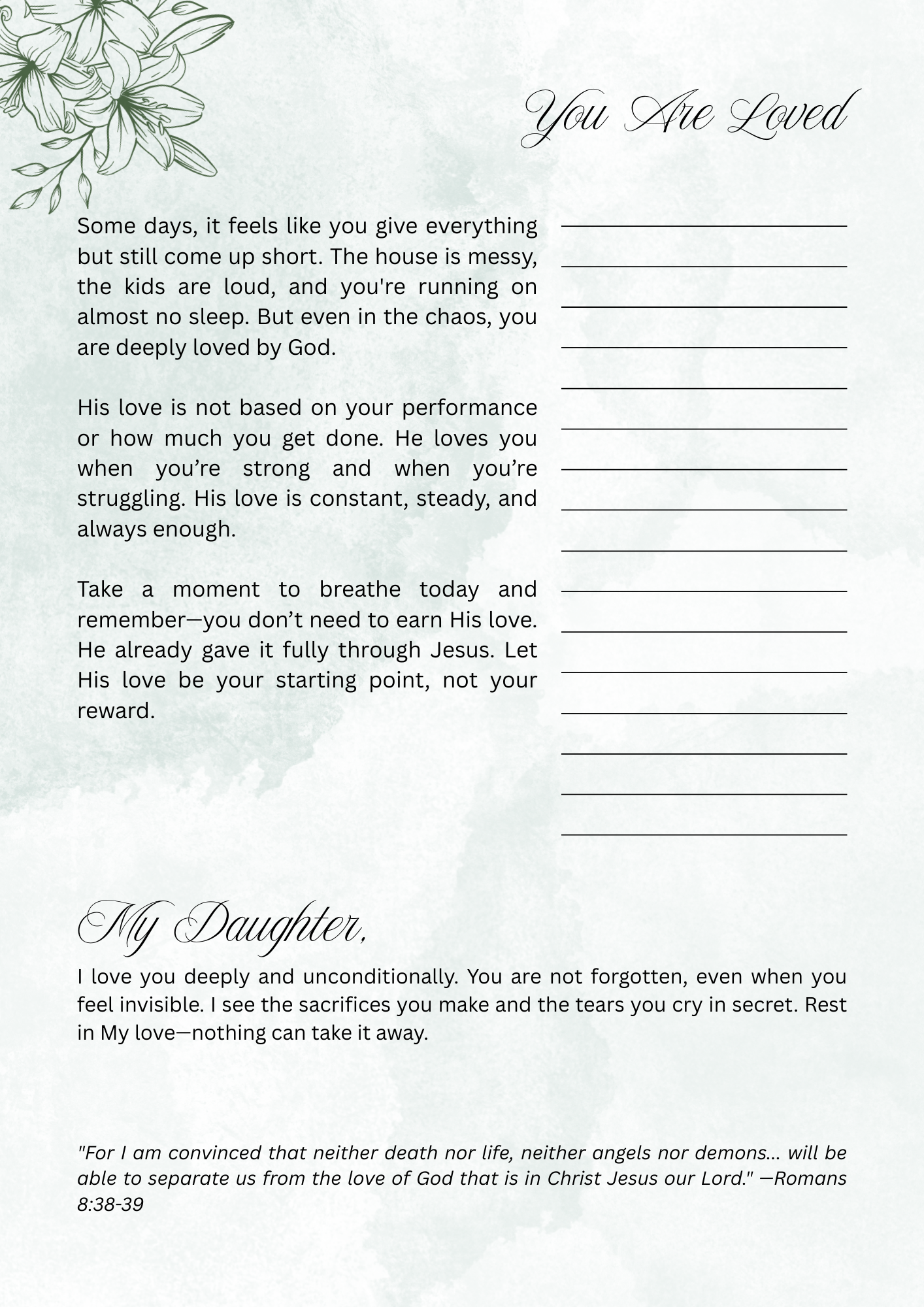 Dear Mama, Breath | A Self-care Devotional Journal for Moms
