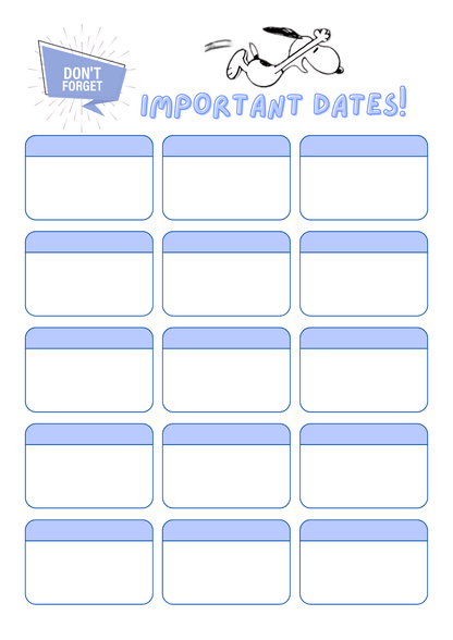 Snoopy Inspired 2026 Planner | Digital Download