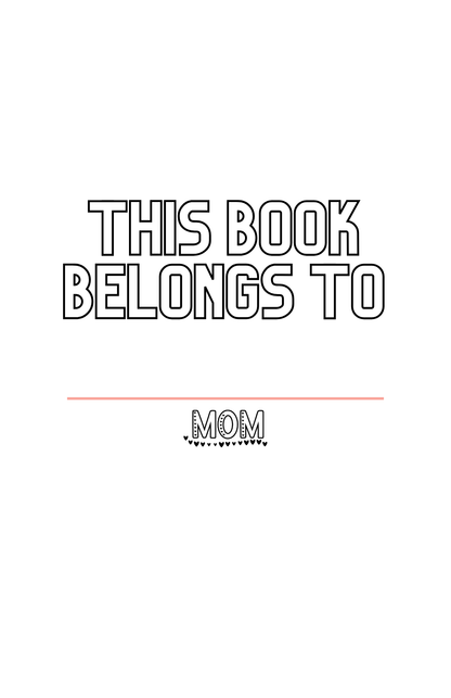 Inspirational Me-Time Coloring Book & Journal for Mom