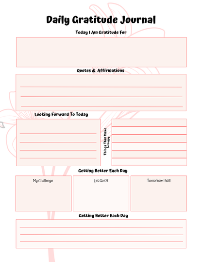Gratitude Journal | Digital Download