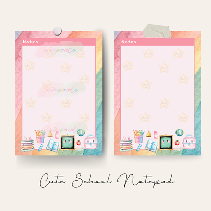 Kawaii School Notepad (50 Pages)