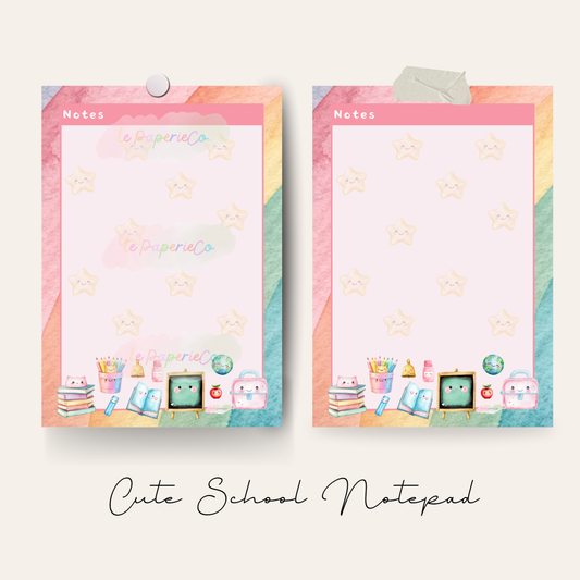 Kawaii School Notepad (50 Pages)