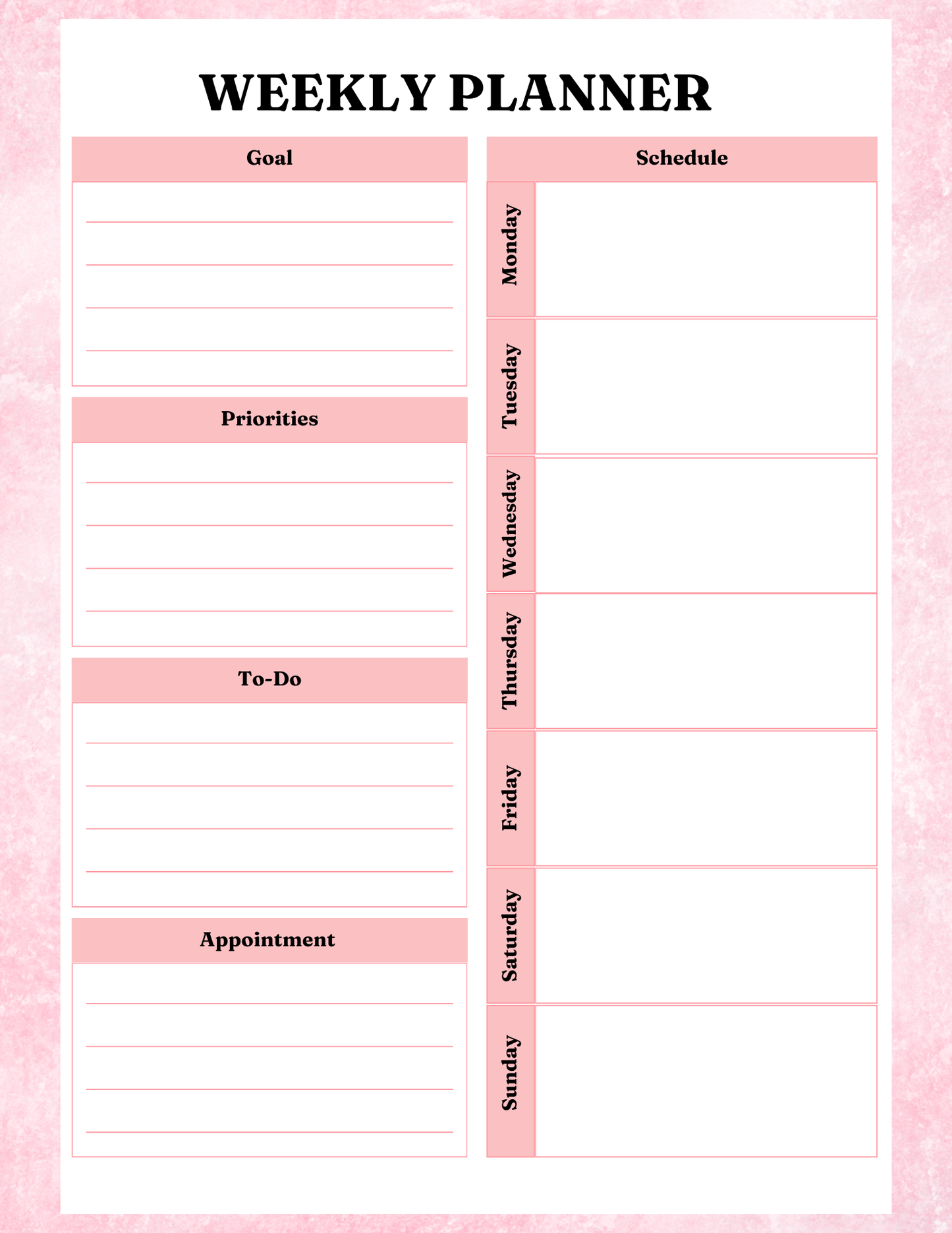 ADHD PLANNER | Digital Download