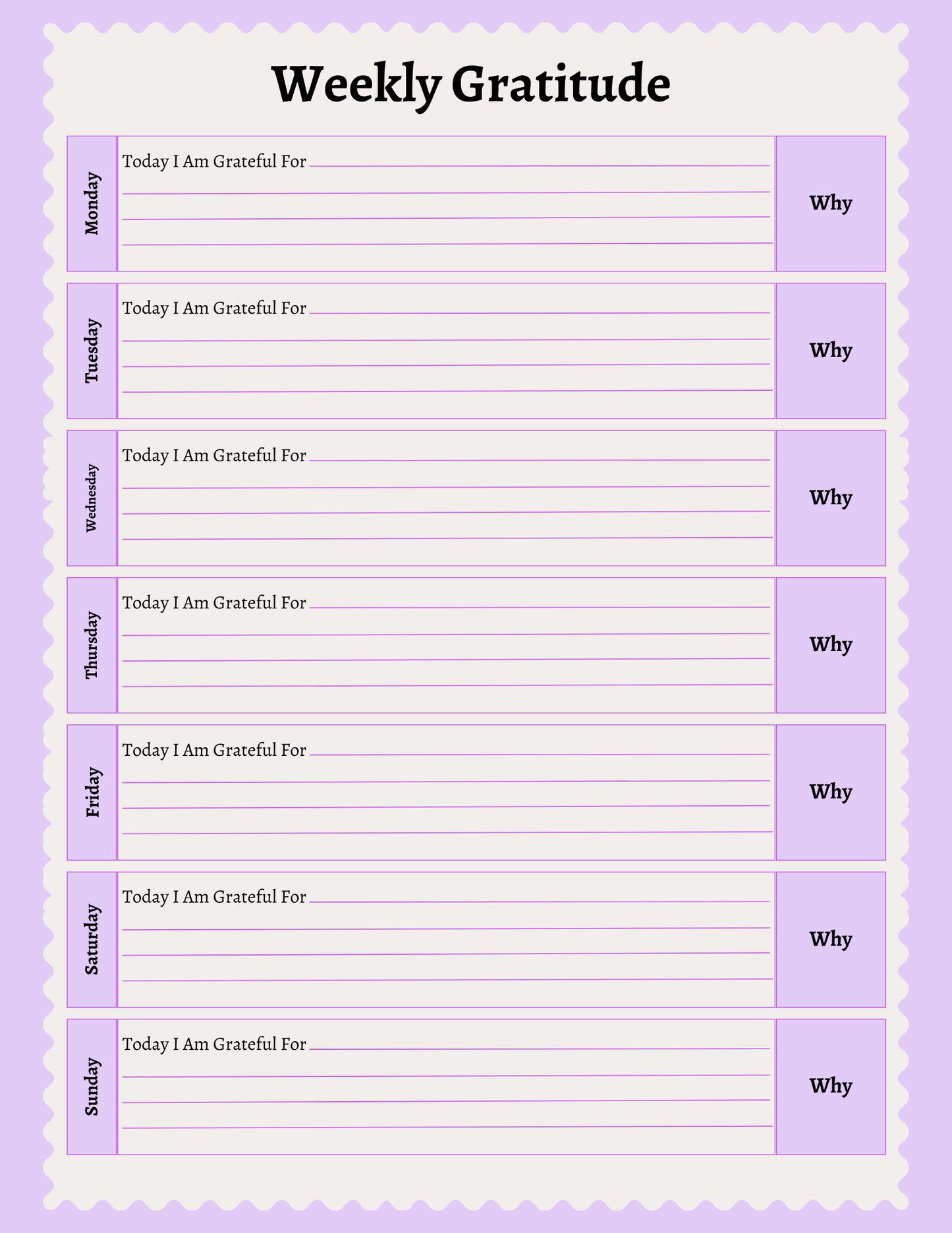 Gratitude Journal | Digital Download