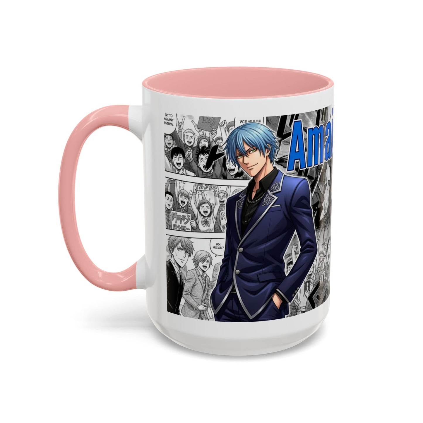 Anime Manga Accent Coffee Mug  Amai Mask Character Design (11/15oz)