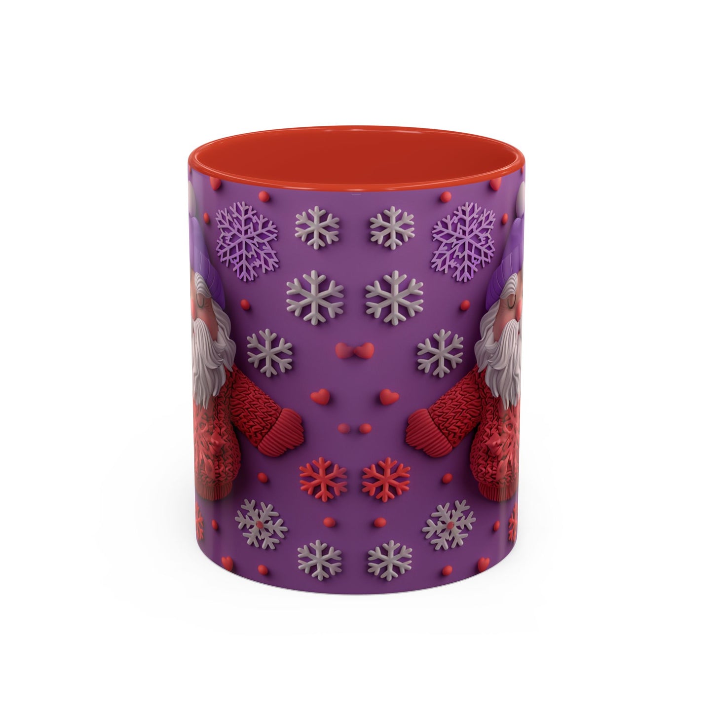 Knit Santa Pattern Mug | Accent Coffee Mug