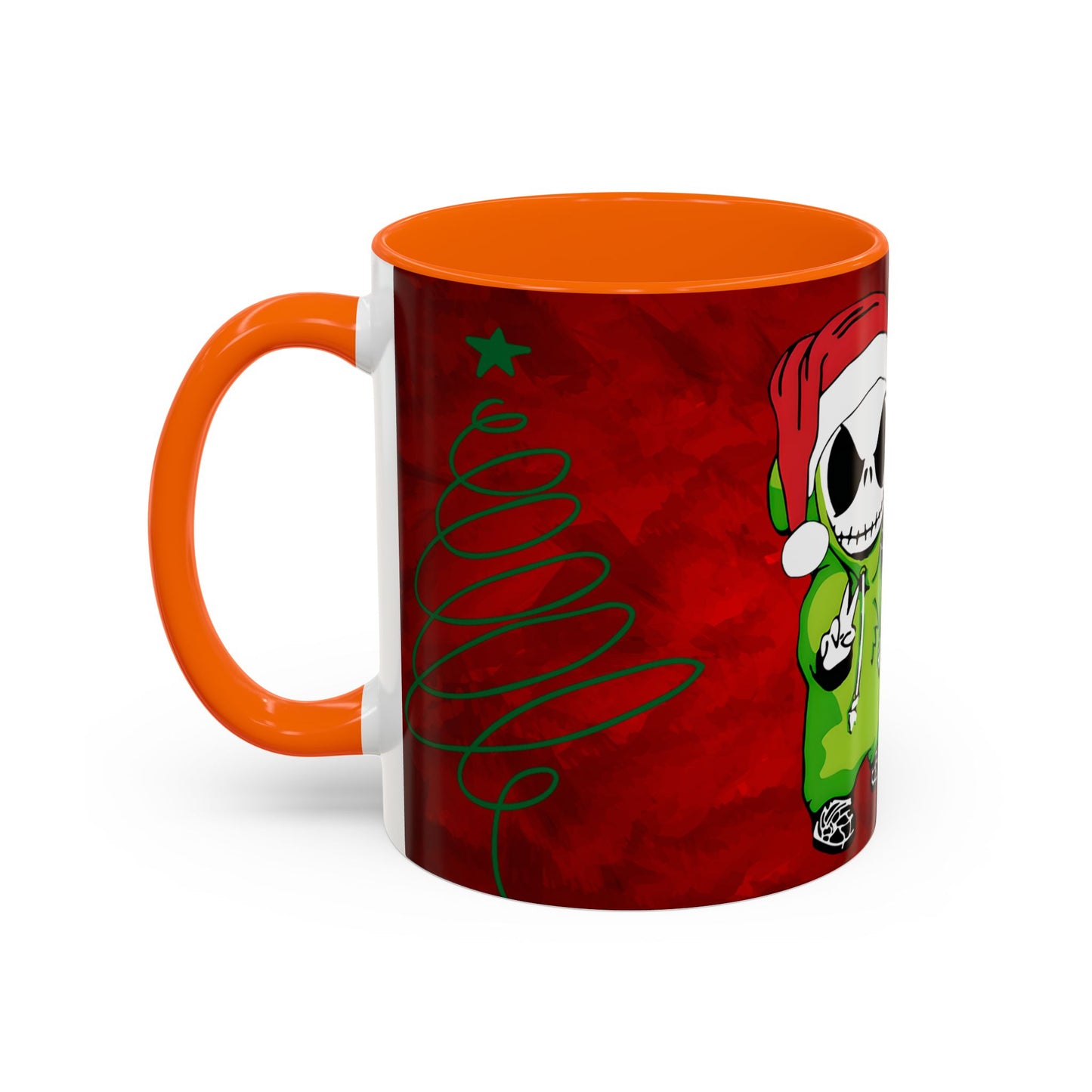 Grinch Jack Skellington Christmas Mug | Accent Coffee Mug