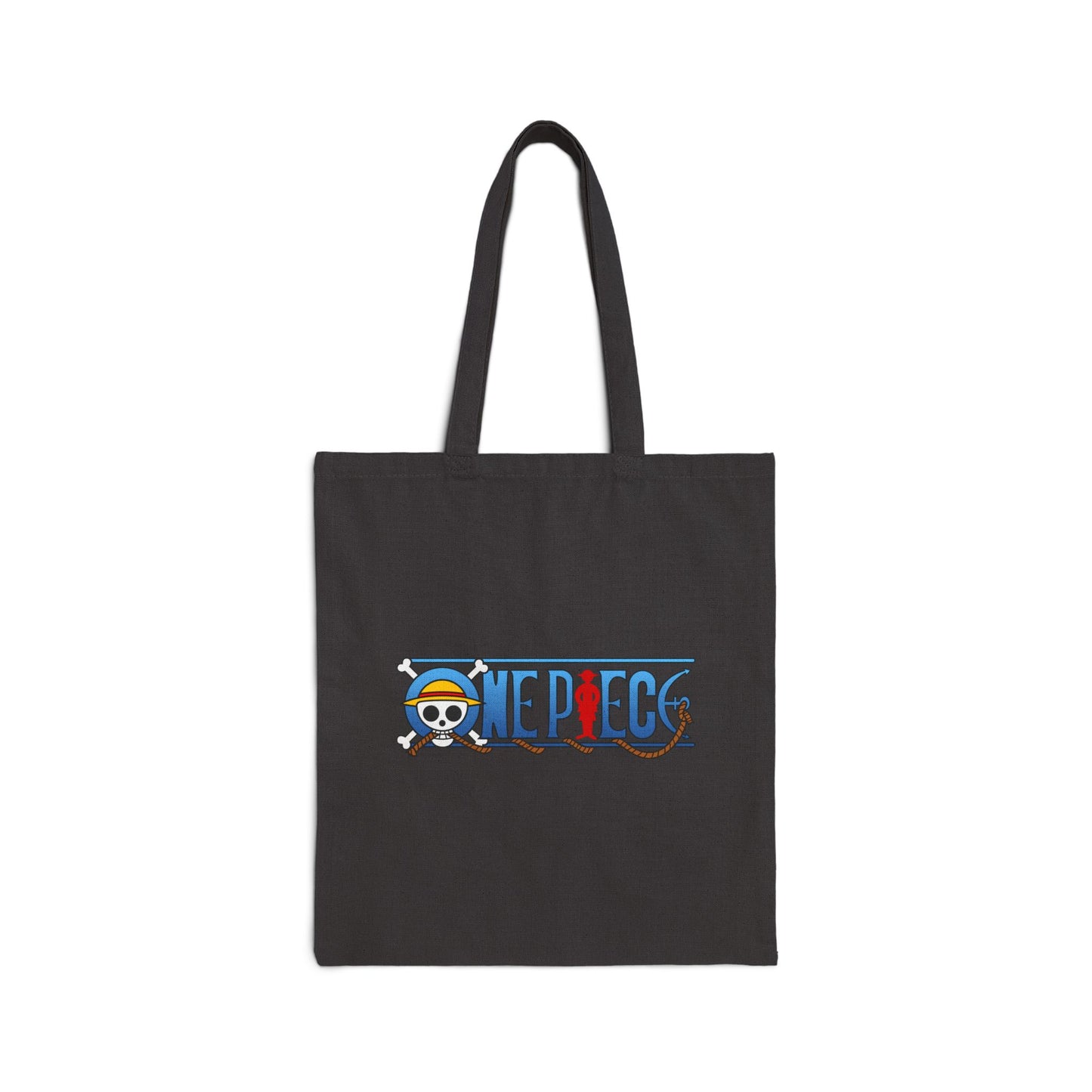 One Piece Logo Canvas Tote Bag | One Piece Inspired Tote Bag