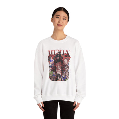 Demon Slayer Character Collage Sweatshirt | Anime Graphic Crewneck