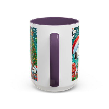 Beagle Christmas Mug | Accent Coffee Mug