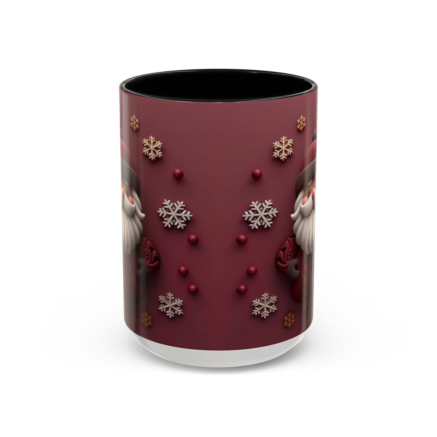 Cute Santa Face Holiday Mug | Christmas Accent Coffee Mug