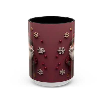 Cute Santa Face Holiday Mug | Christmas Accent Coffee Mug