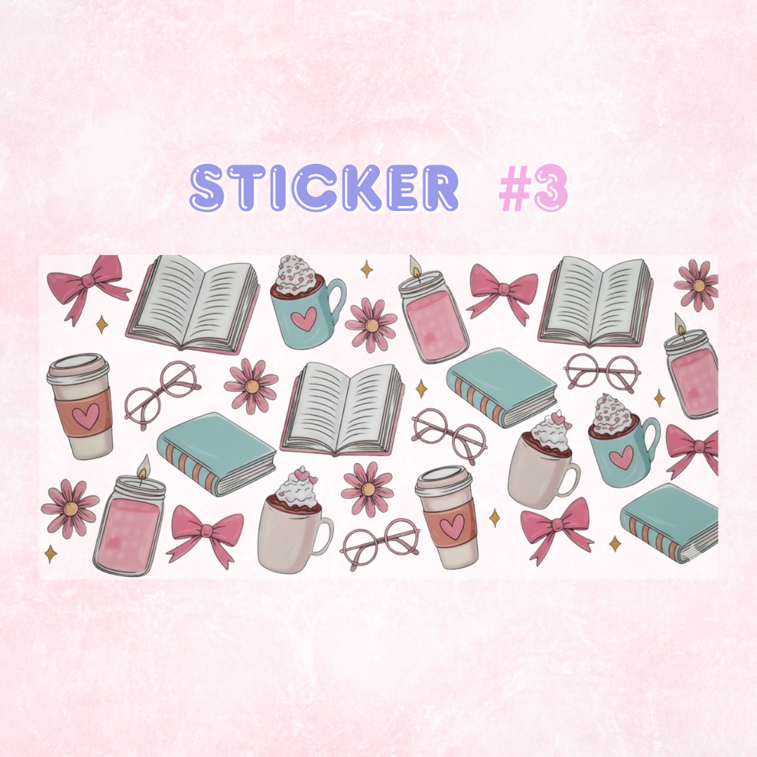 UV DTF Valentines Themed Stickers