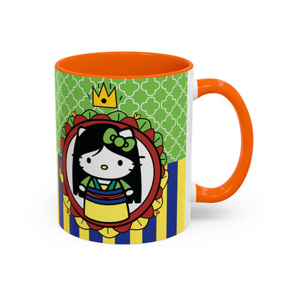 Cute Princess Kitty Mug | Accent Coffee Mug