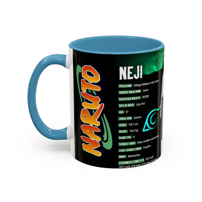 Naruto Shippuden Neji Accent Coffee Mug | Coffee Mug (11/15oz)