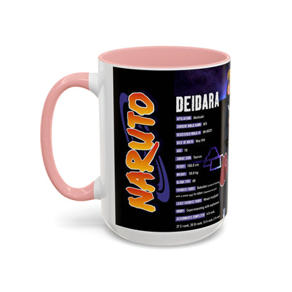 Deidara Naruto Shippuden Accent Coffee Mug  Anime Art Collector Mug (11/15oz)